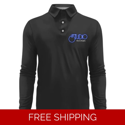 Le Studio MH Custom 3D Long-Sleeved Polo Shirt